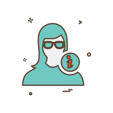 Kadın simge tasarlamak vektör