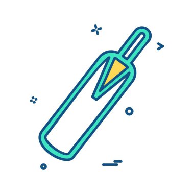 Kriket simgesi tasarım vektörü