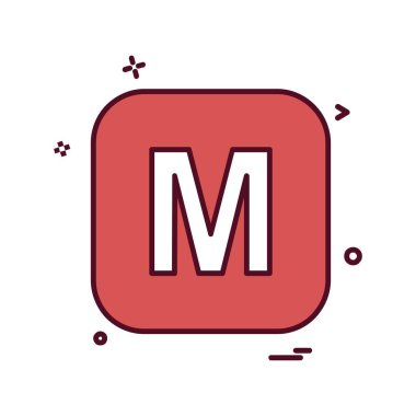 İngilizce alfabe simge tasarlamak vektör 