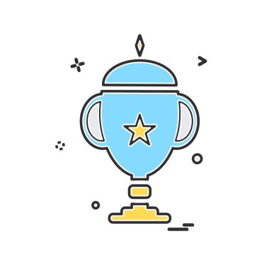 Ödül simgesi tasarım vektörü