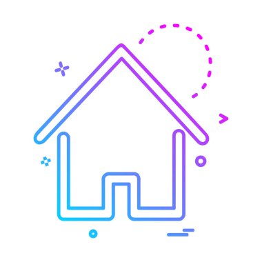 Emlak simge tasarlamak vektör