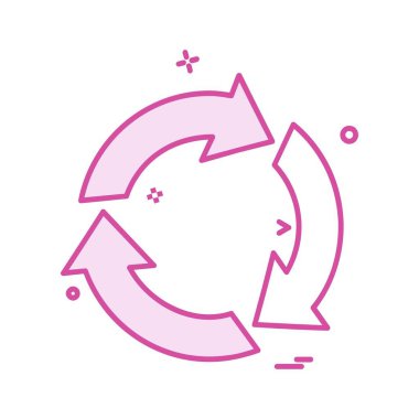 Ok simgesi tasarım vektörü