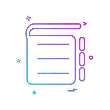 defter simge tasarlamak vektör