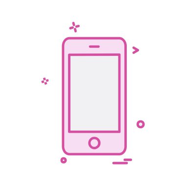 Akıllı telefon simge tasarlamak vektör 