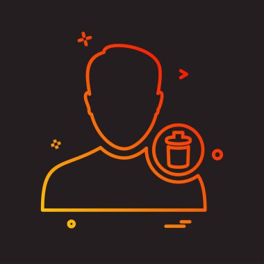 Avatar simge tasarlamak vektör