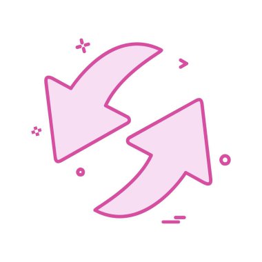 Ok simgesi tasarım vektörü