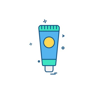 Makyaj simgesi tasarım vektörü