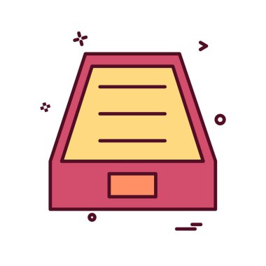 Kutu simgesi tasarım vektörünü bırak