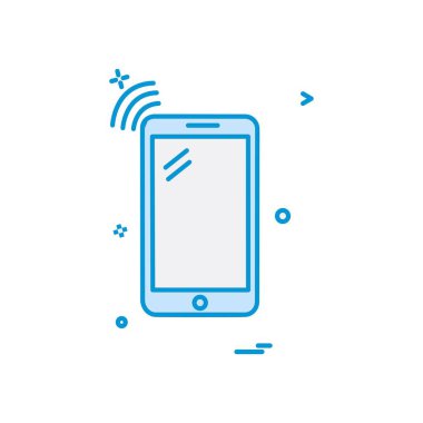 Akıllı telefon simge tasarlamak vektör 