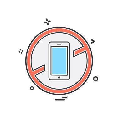 Akıllı telefon simge tasarlamak vektör 