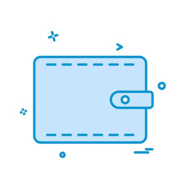 M-cüzdan simge tasarlamak vektör