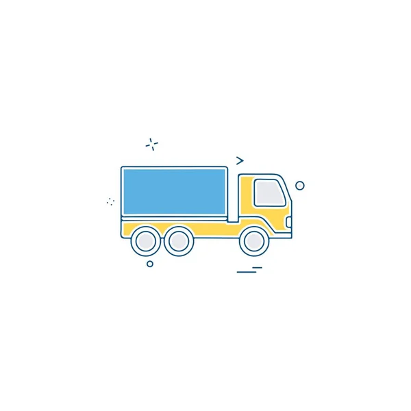 トラックのアイコンのデザインベクトル — ストックベクタ