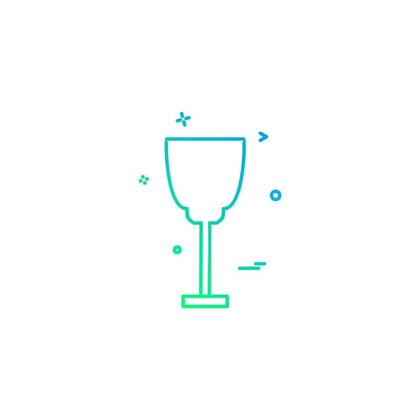 Drink Icon Design Colorful Vector Illustration — Stock Vector