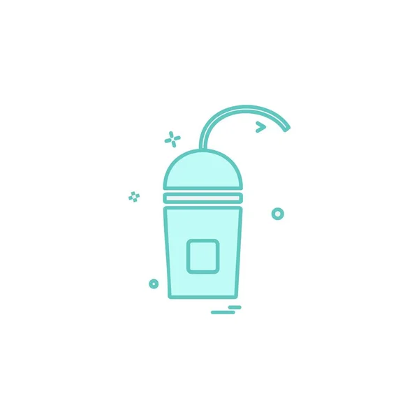 Drink icon design, colorful vector illustration