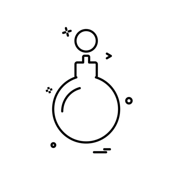 Bola Navidad Icono Diseño Vector — Archivo Imágenes Vectoriales