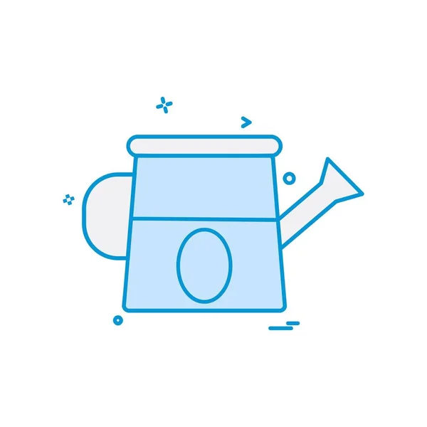 Water Douche Pictogram Ontwerp Vector — Stockvector