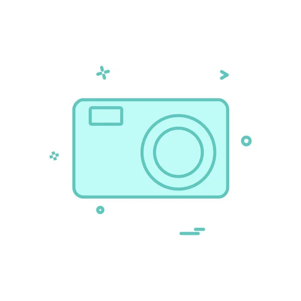 Camera Icon Design Vector — Stock Vector