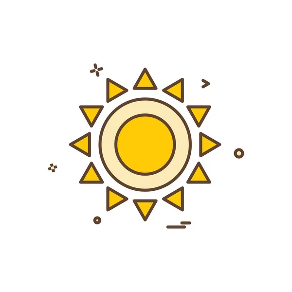 Vetor Design Ícone Solar —  Vetores de Stock