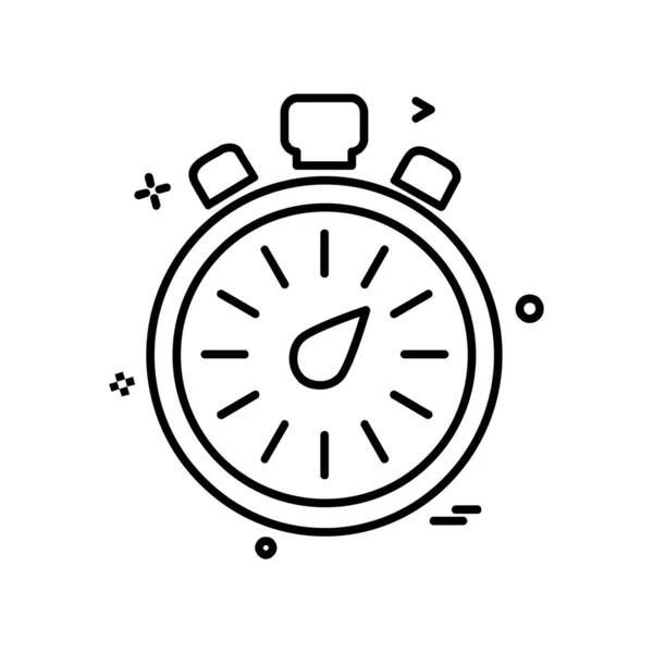 Дизайн Піктограм Годинника Векторні Ілюстрації — стоковий вектор