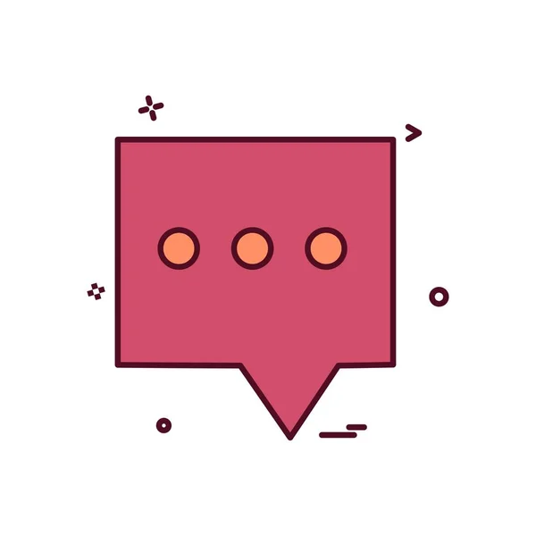 Sms Mensaje Chat Icono Diseño Vectores — Vector de stock