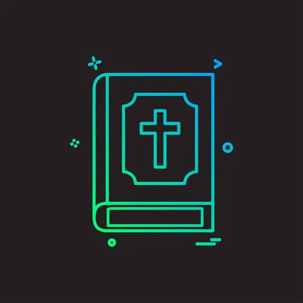 Вектор Дизайну Іконок Святої Біблії — стоковий вектор