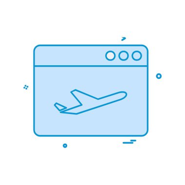 Web yerleşim simgesi tasarım vektörü