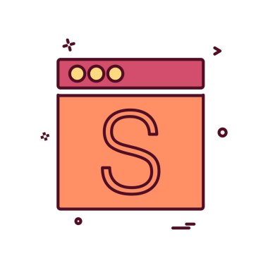 Web düzeni simge tasarım vektörü