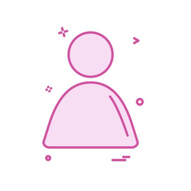 Avatar simge tasarım vektörü