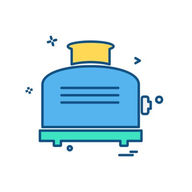 Mutfak simgesi tasarım vektörü