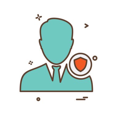 Avatar simge tasarlamak vektör