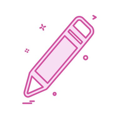 Kalem simgesi tasarım vektörü 