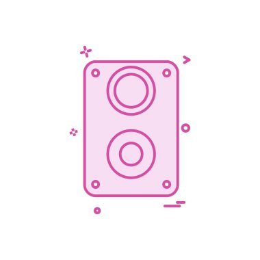 Beyaz arka plan üzerinde renkli medya simge vektör