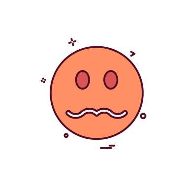 Emoji simgeleri tasarım vektörü 