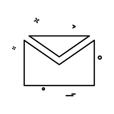 İleti simge tasarlamak vektör