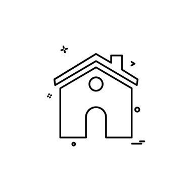 Emlak simge tasarlamak vektör