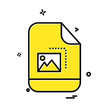 Dosya simgesi tasarım vektörü 