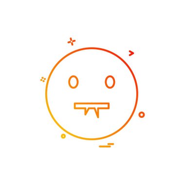 Emoji simgeleri tasarım vektörü 