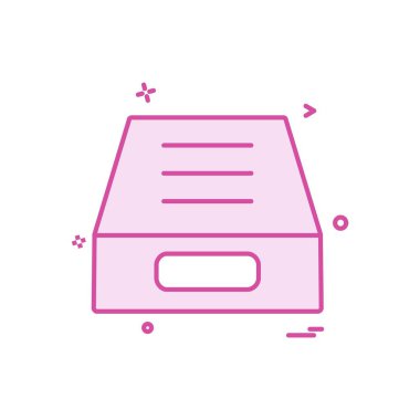 Simge tasarım vektörünü bırak