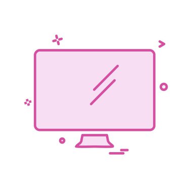 Bilgisayar simgesi tasarım vektörü