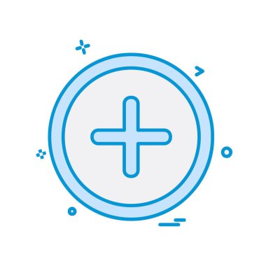 Tıbbi simge tasarım, renkli vektör çizim