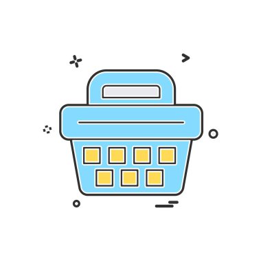 Alışveriş simgesi tasarım vektörü