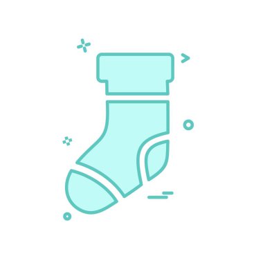 Çorap simge tasarlamak vektör 