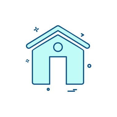 Emlak simge tasarlamak vektör