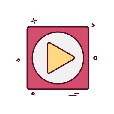 Film simge tasarlamak vektör