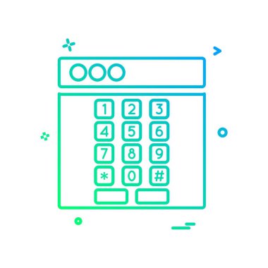 Web düzen simge tasarlamak vektör