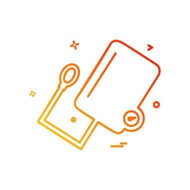 Tansiyon simgesi tasarım vektörü