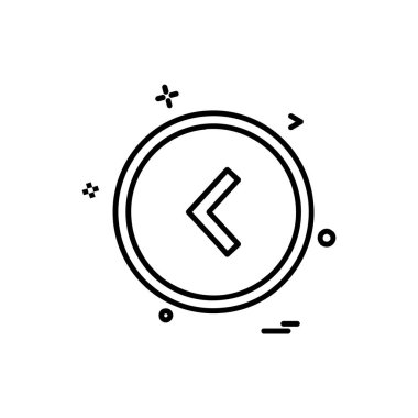 Ok simgesi tasarım vektörü