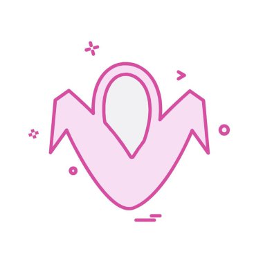 Harita simgesi tasarım vektörü