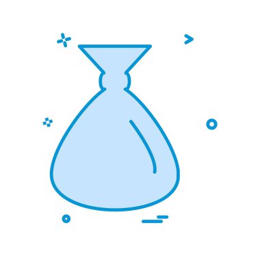 Kese simge tasarlamak vektör