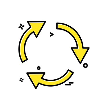 Simge tasarım vektörünü tazele